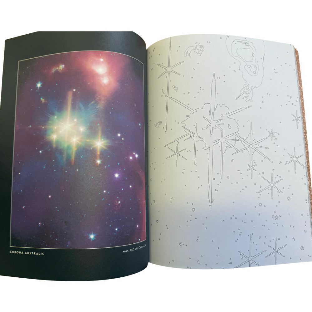Earth + Space Coloring Book