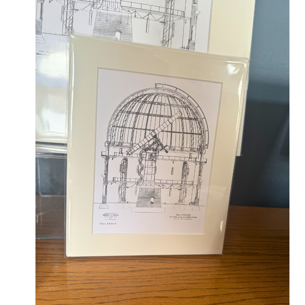 Archival Photograph - Yerkes Observatory 40-Inch Telescope Cutaway