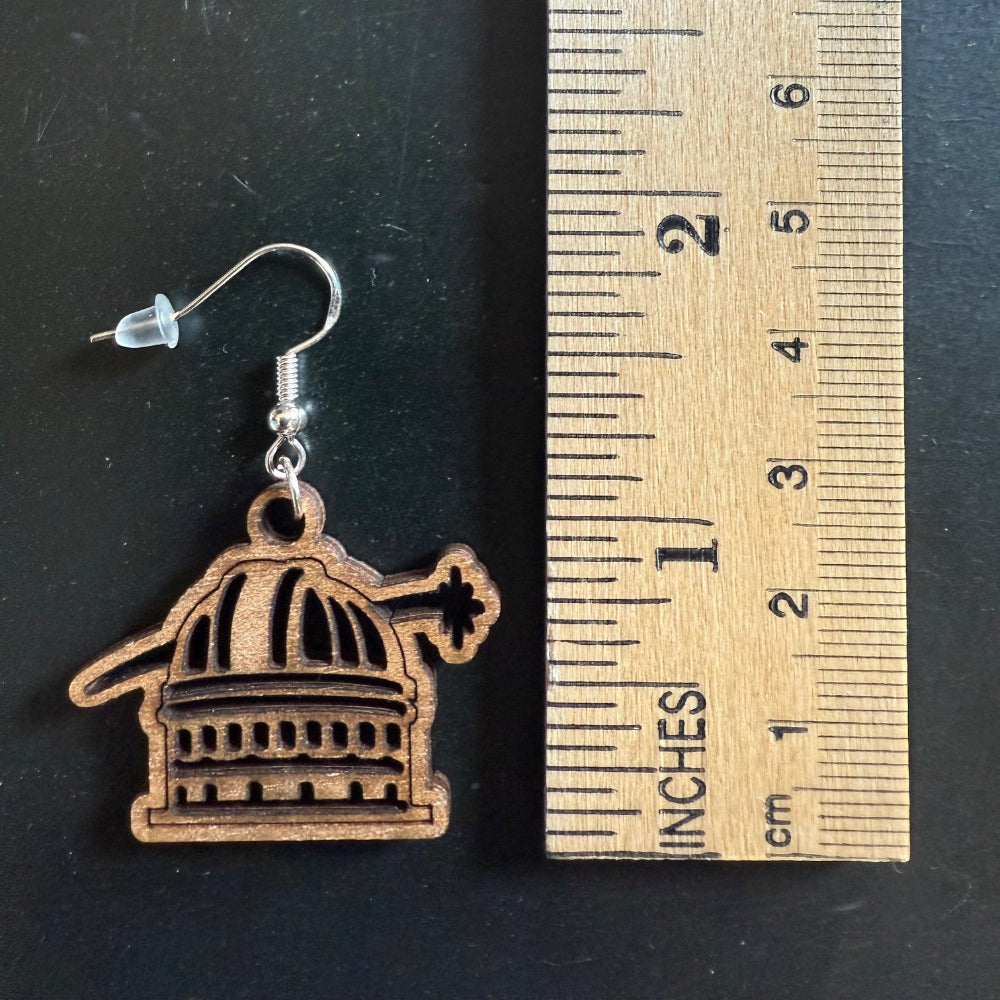 Yerkes Observatory Dome Earrings