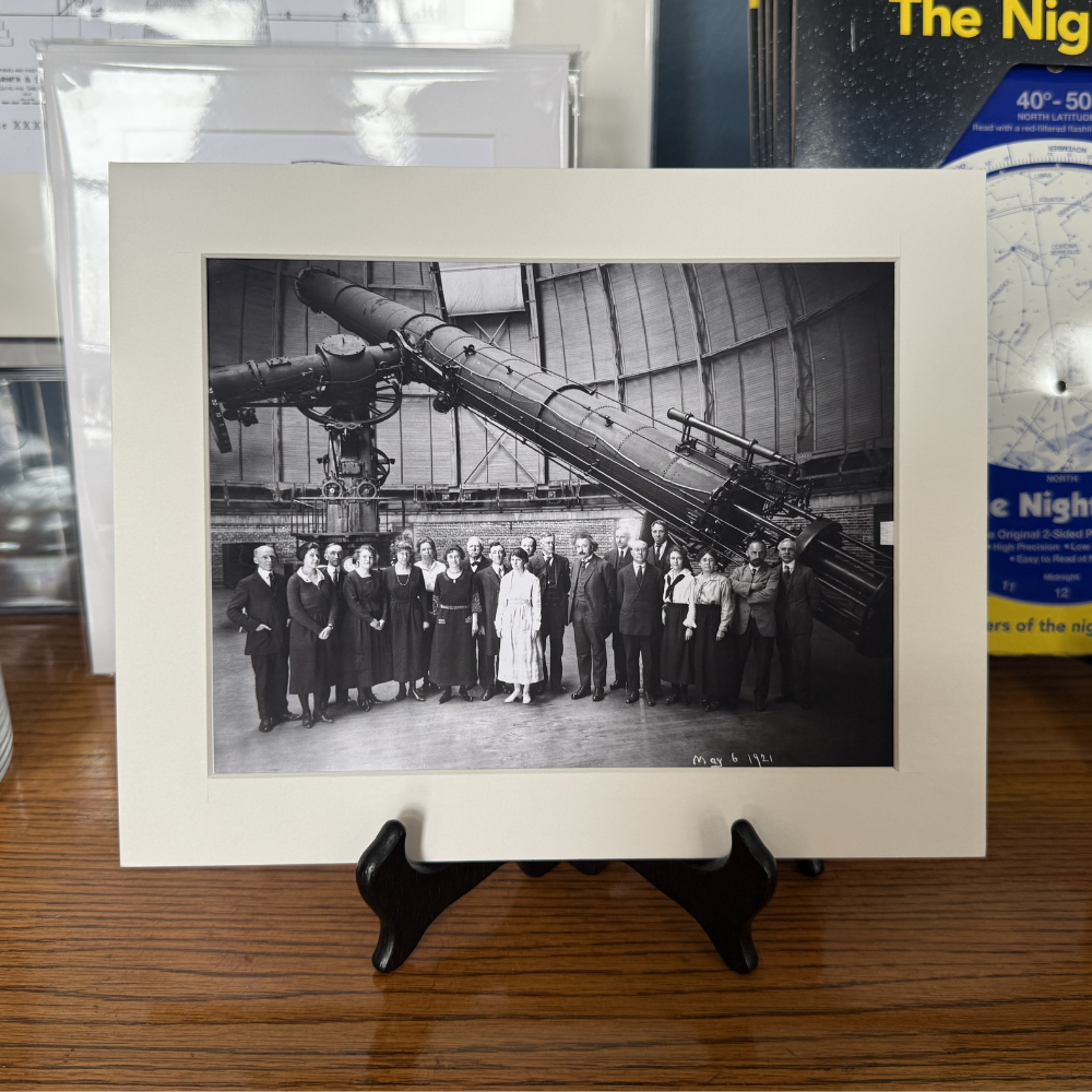 Archival Photograph - Yerkes Observatory Staff with Albert Einstein