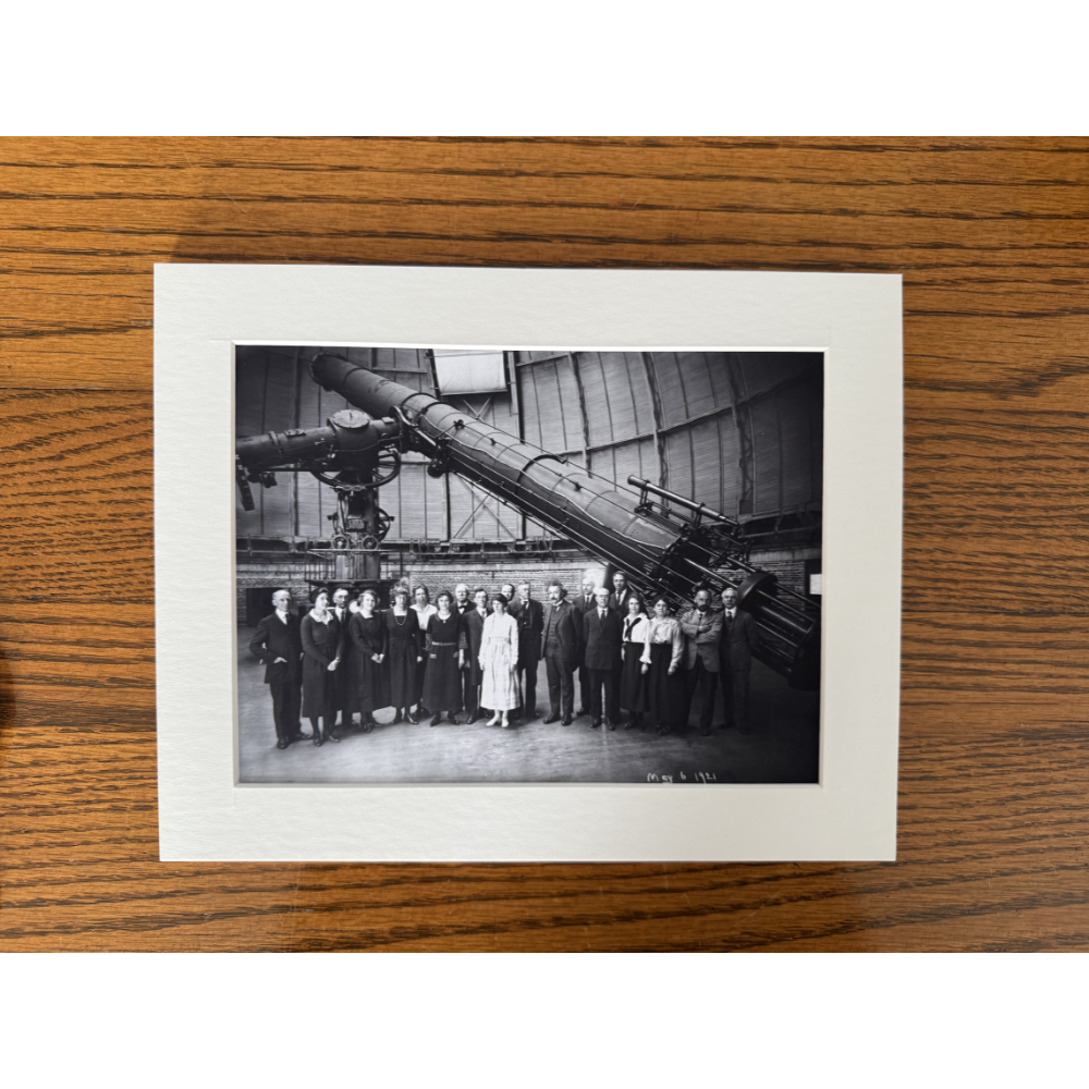 Archival Photograph - Yerkes Observatory Staff with Albert Einstein