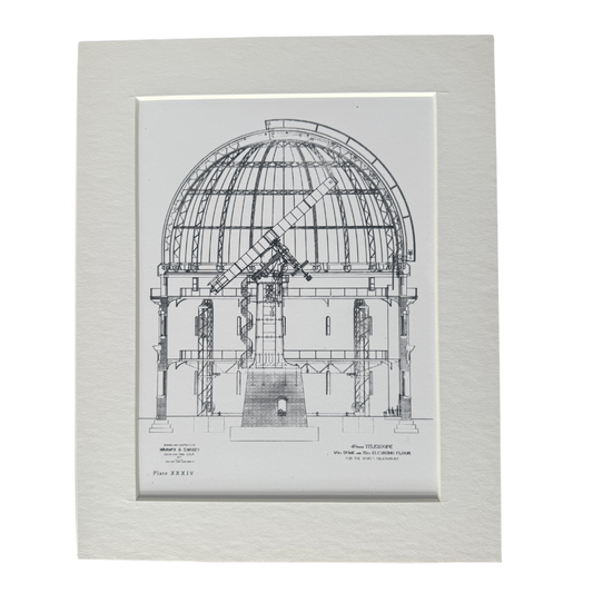 Archival Photograph - Yerkes Observatory 40-Inch Telescope Cutaway
