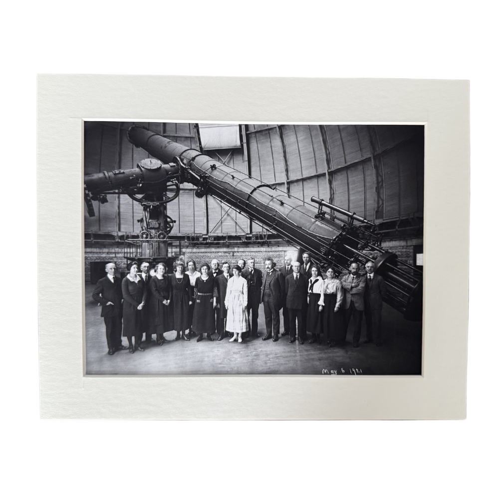 Archival Photograph - Yerkes Observatory Staff with Albert Einstein