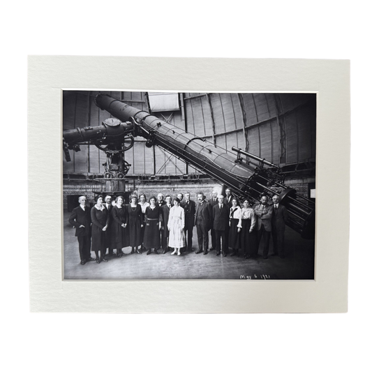 Archival Photograph - Yerkes Observatory Staff with Albert Einstein